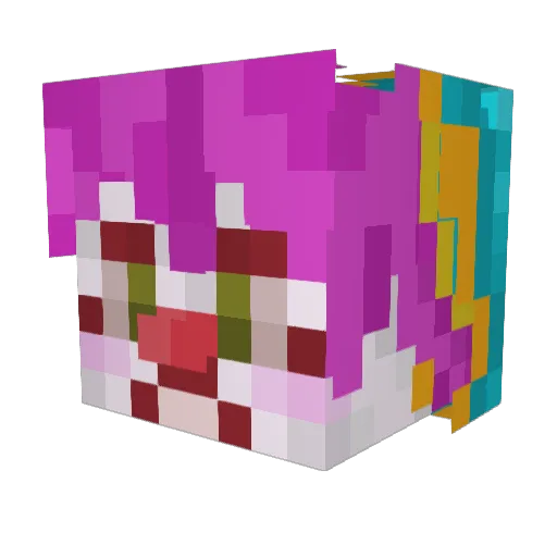 LilyPadFroggy Minecraft avatar head, 3D render