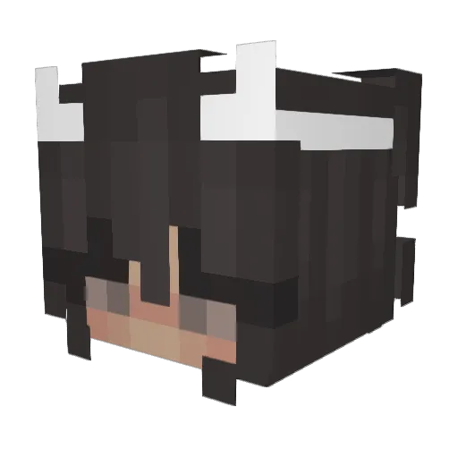 LilyTheQueen123 Minecraft avatar head, 3D render