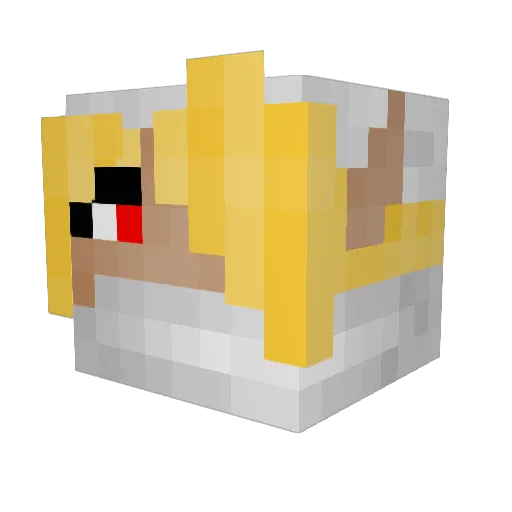 Lily_Fire93 Minecraft avatar head, 3D render