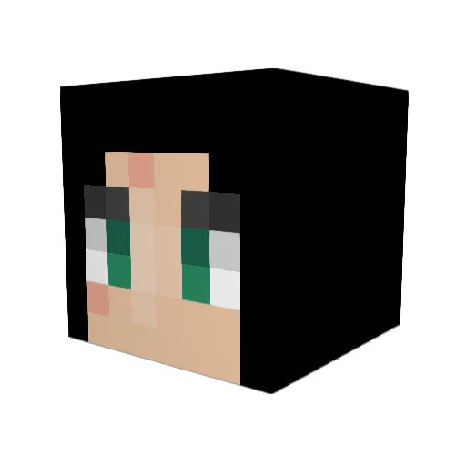 Lily_G Minecraft avatar head, 3D render