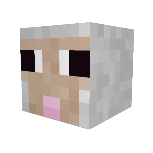 Lily_Viper Minecraft avatar head, 3D render