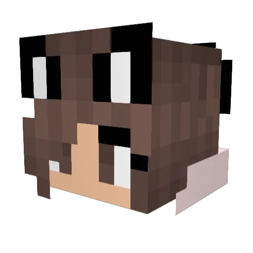 Lily_shadow06 Minecraft avatar head, 3D render