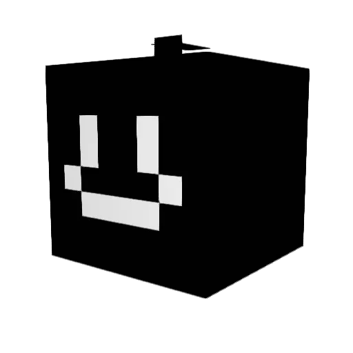 Lilybuggs Minecraft avatar head, 3D render