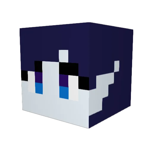 Lilyfire50 Minecraft avatar head, 3D render