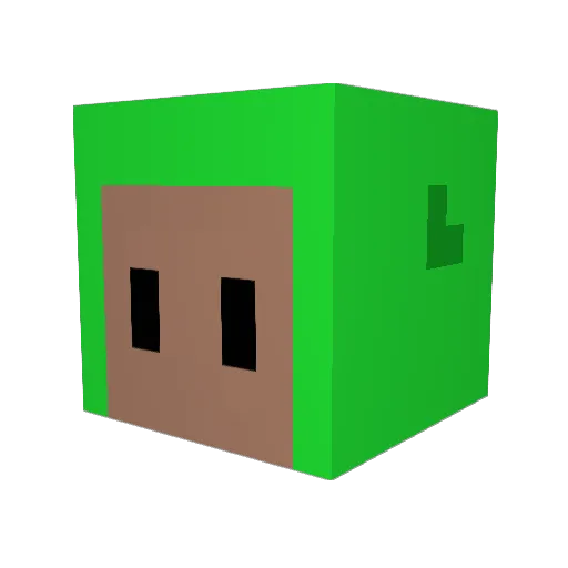 LimEmil04 Minecraft avatar head, 3D render