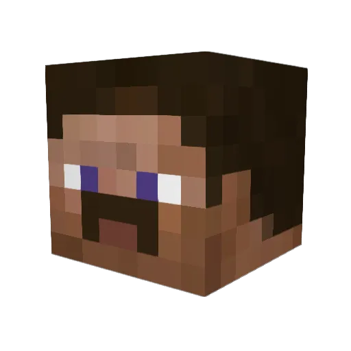 LimIsCool Minecraft avatar head, 3D render
