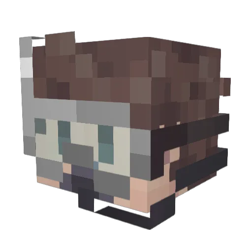 Lim_sorry Minecraft avatar head, 3D render