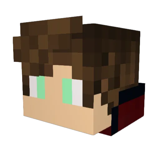 Lima1908 Minecraft avatar head, 3D render