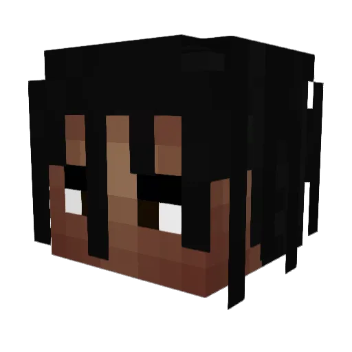 Lima36 Minecraft avatar head, 3D render