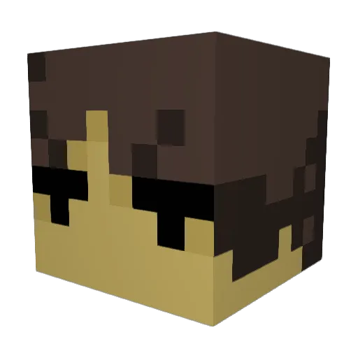 LimaPoke Minecraft avatar head, 3D render