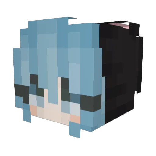 Lima_M Minecraft avatar head, 3D render