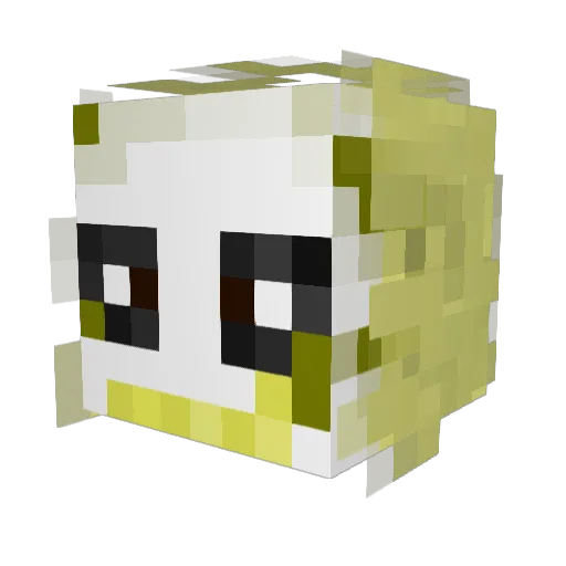 Limb99 Minecraft avatar head, 3D render