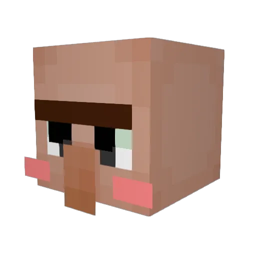 LimboPhrog Minecraft avatar head, 3D render