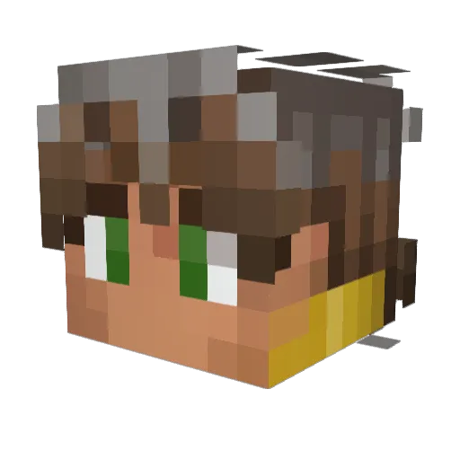 Limbo_Prime475 Minecraft avatar head, 3D render