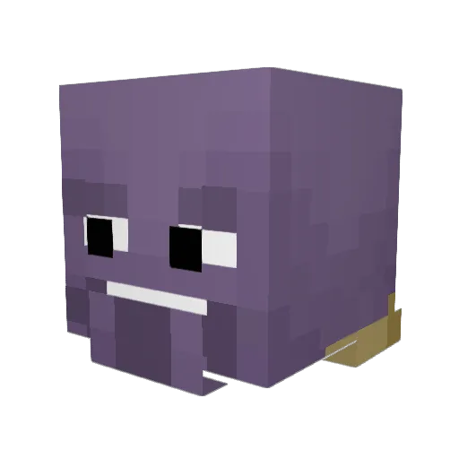 Limbty Minecraft avatar head, 3D render