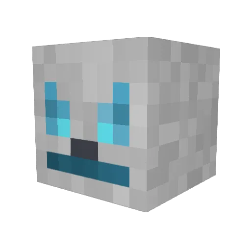 Lime7000 Minecraft avatar head, 3D render