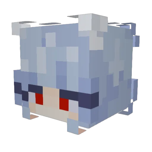 Lime9158 Minecraft avatar head, 3D render