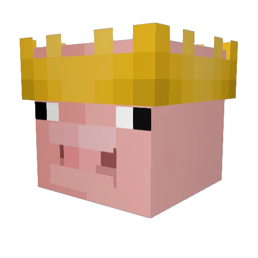 LimeBadger8 Minecraft avatar head, 3D render