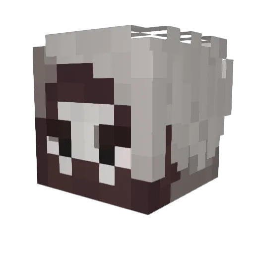 LimeGG Minecraft avatar head, 3D render