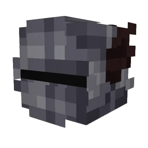 LimeIKLV Minecraft avatar head, 3D render