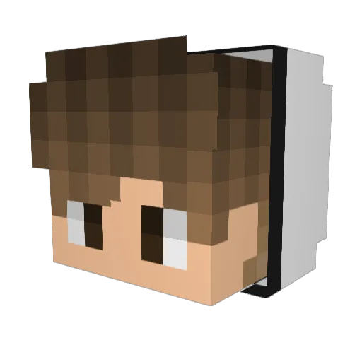 LimeSlice7 Minecraft avatar head, 3D render