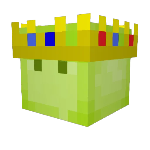 LimeTheChad Minecraft avatar head, 3D render