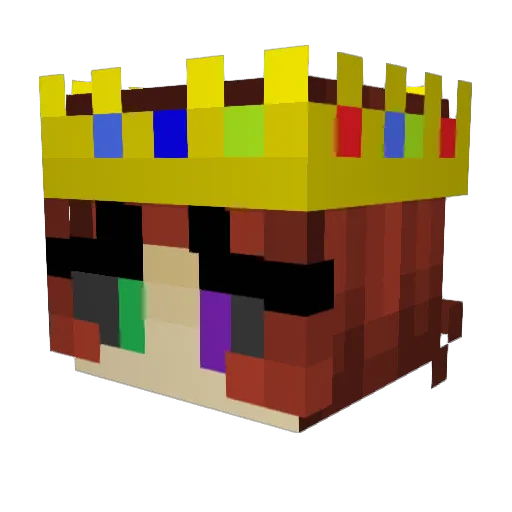 LimeTyme Minecraft avatar head, 3D render