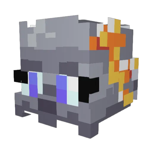 Lime_Greenade Minecraft avatar head, 3D render