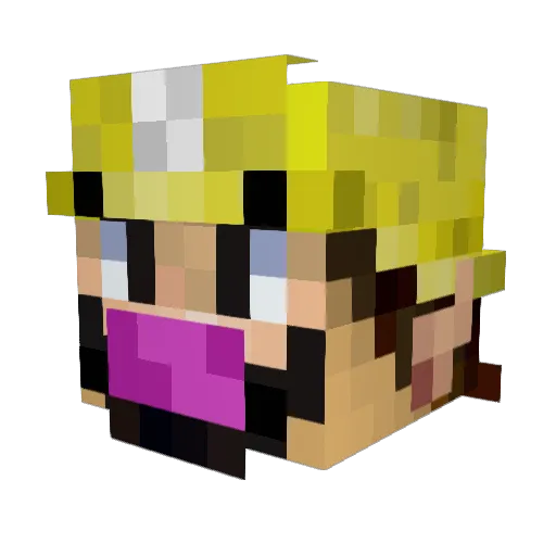 Lime_Yoshi Minecraft avatar head, 3D render