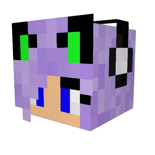 LimeadeTheYeen Minecraft avatar head, 3D render