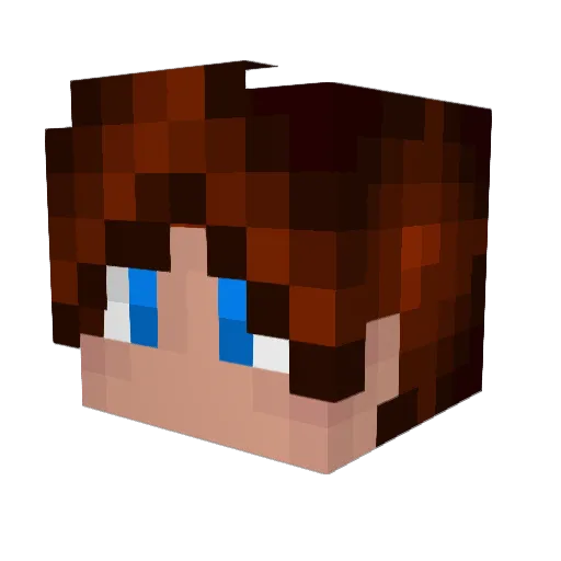 Limer_YT_ Minecraft avatar head, 3D render