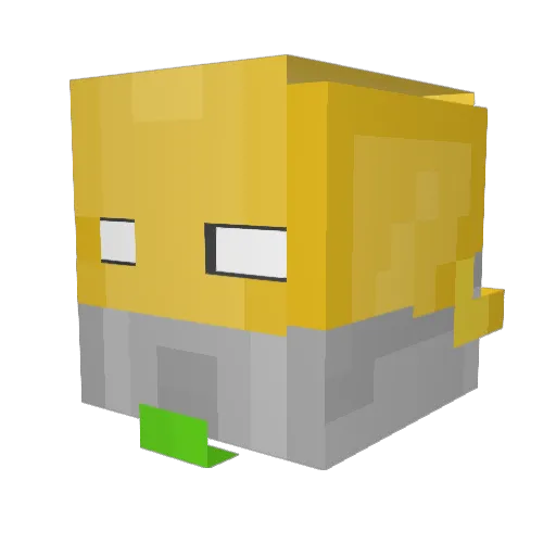 LimesBruh Minecraft avatar head, 3D render