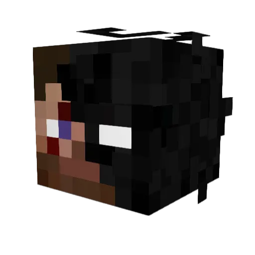 LimetteKeks8507 Minecraft avatar head, 3D render