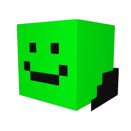 Limeygamer Minecraft avatar head, 3D render