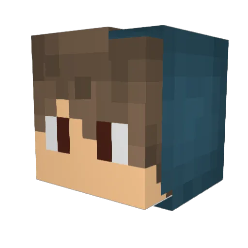 Limialown Minecraft avatar head, 3D render