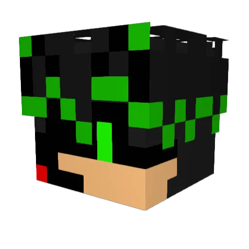 Liminality7881 Minecraft avatar head, 3D render