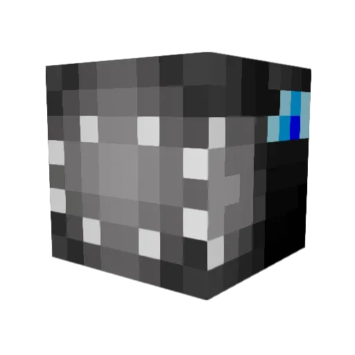 Limit850 Minecraft avatar head, 3D render