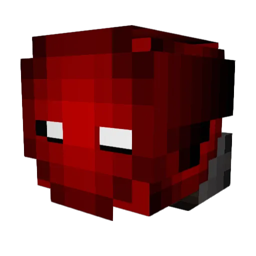 LimitFPS Minecraft avatar head, 3D render