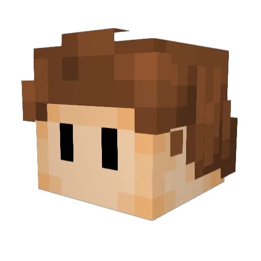 LimitedWill Minecraft avatar head, 3D render