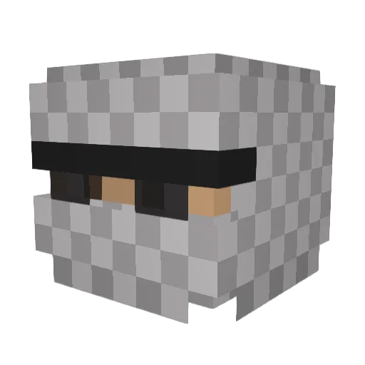 Limits66 Minecraft avatar head, 3D render