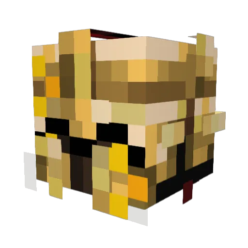 Limobbb Minecraft avatar head, 3D render