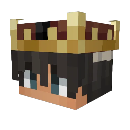 Limolimo Minecraft avatar head, 3D render