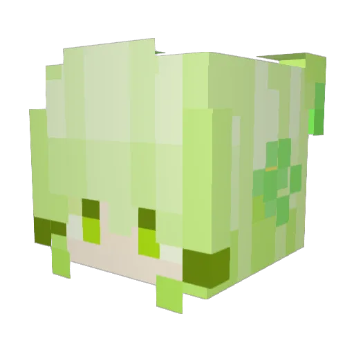 LimonadaLETAL Minecraft avatar head, 3D render