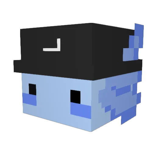 Limonek6678 Minecraft avatar head, 3D render