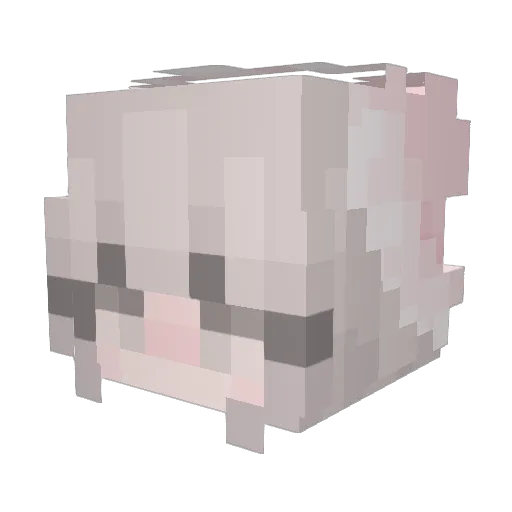 Limoniumm Minecraft avatar head, 3D render