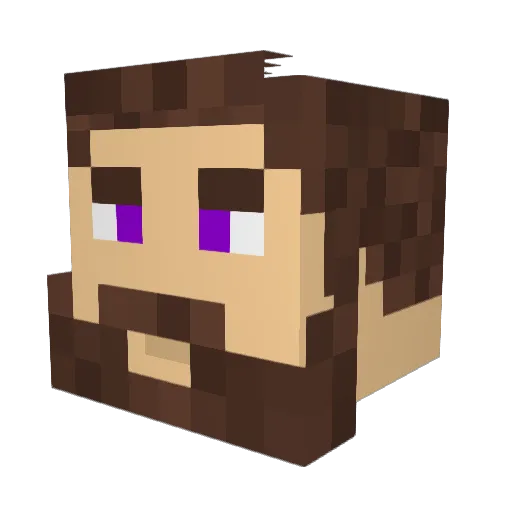 LimpWrists Minecraft avatar head, 3D render