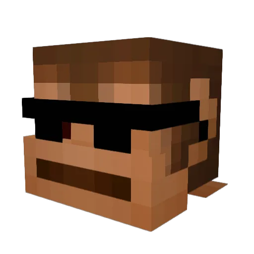 Limpan704 Minecraft avatar head, 3D render