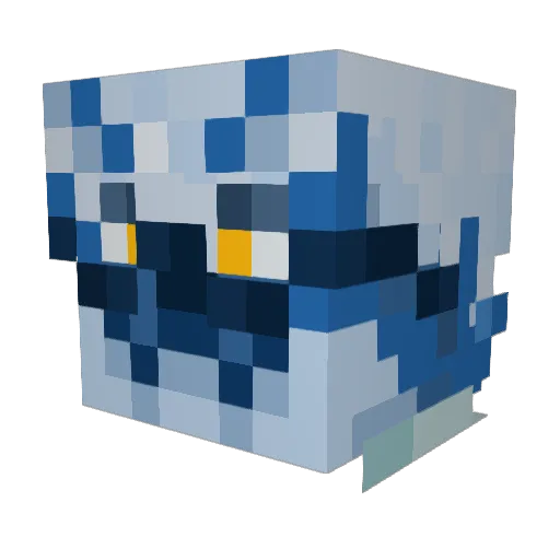 LimpiarV2 Minecraft avatar head, 3D render