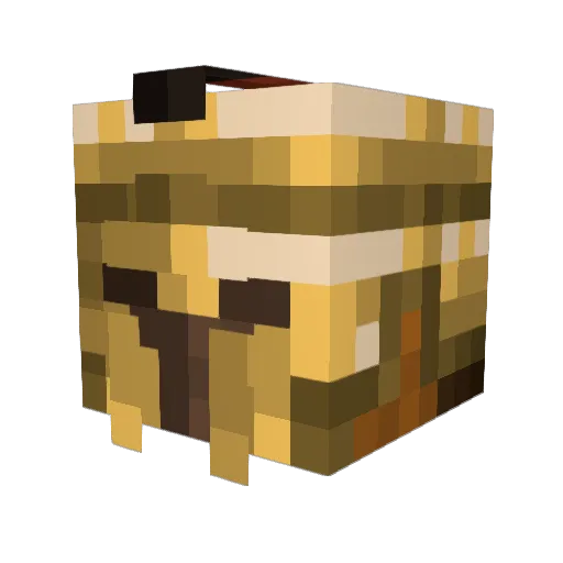 Limpisch Minecraft avatar head, 3D render