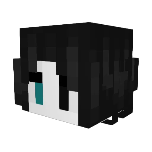 Limsay Minecraft avatar head, 3D render